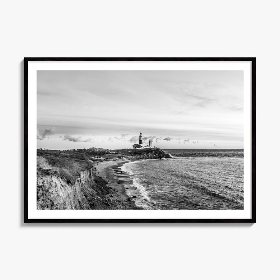 Long Beach Island Photo Poster, framed poster mockup, white border