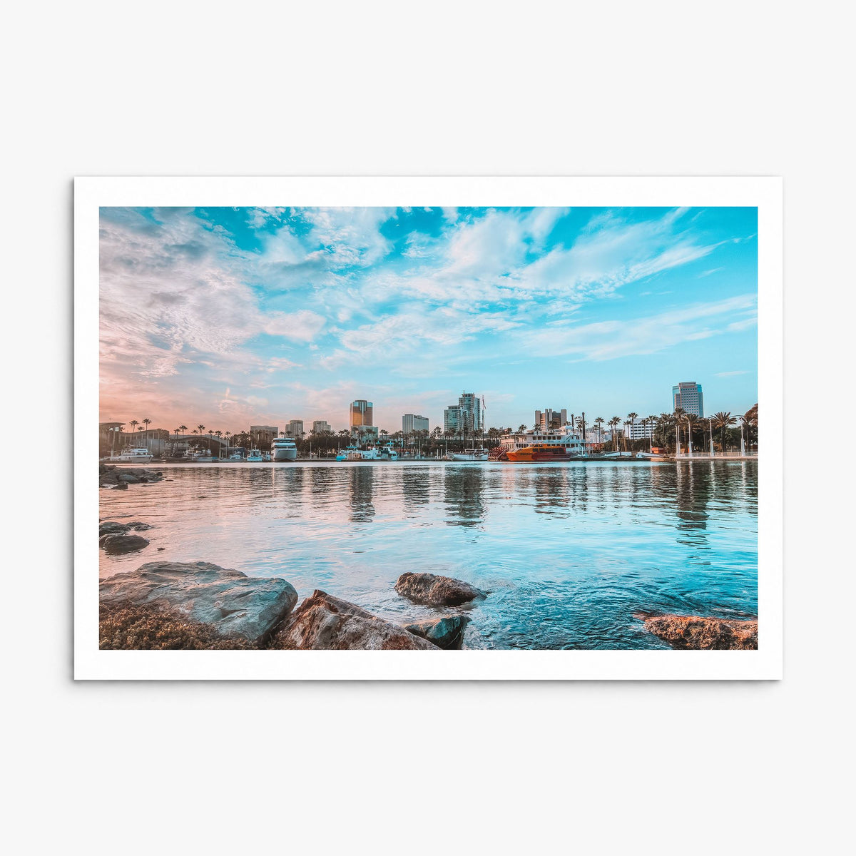 Long Beach Island Photo Poster, print only (unframed), white border