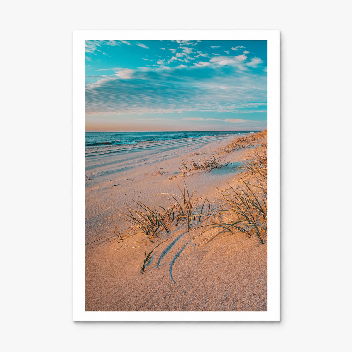 Long Beach Island Photo Poster, print only (unframed), white border