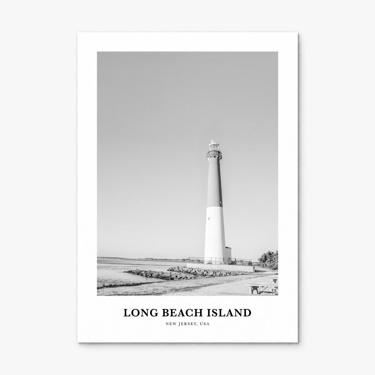 Long Beach Island Classic Poster, print only (unframed)