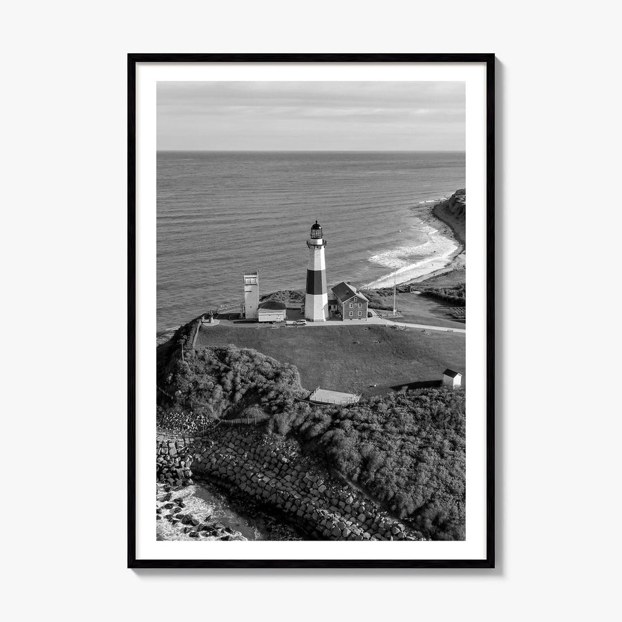 Long Island Photo Poster, framed poster mockup, white border