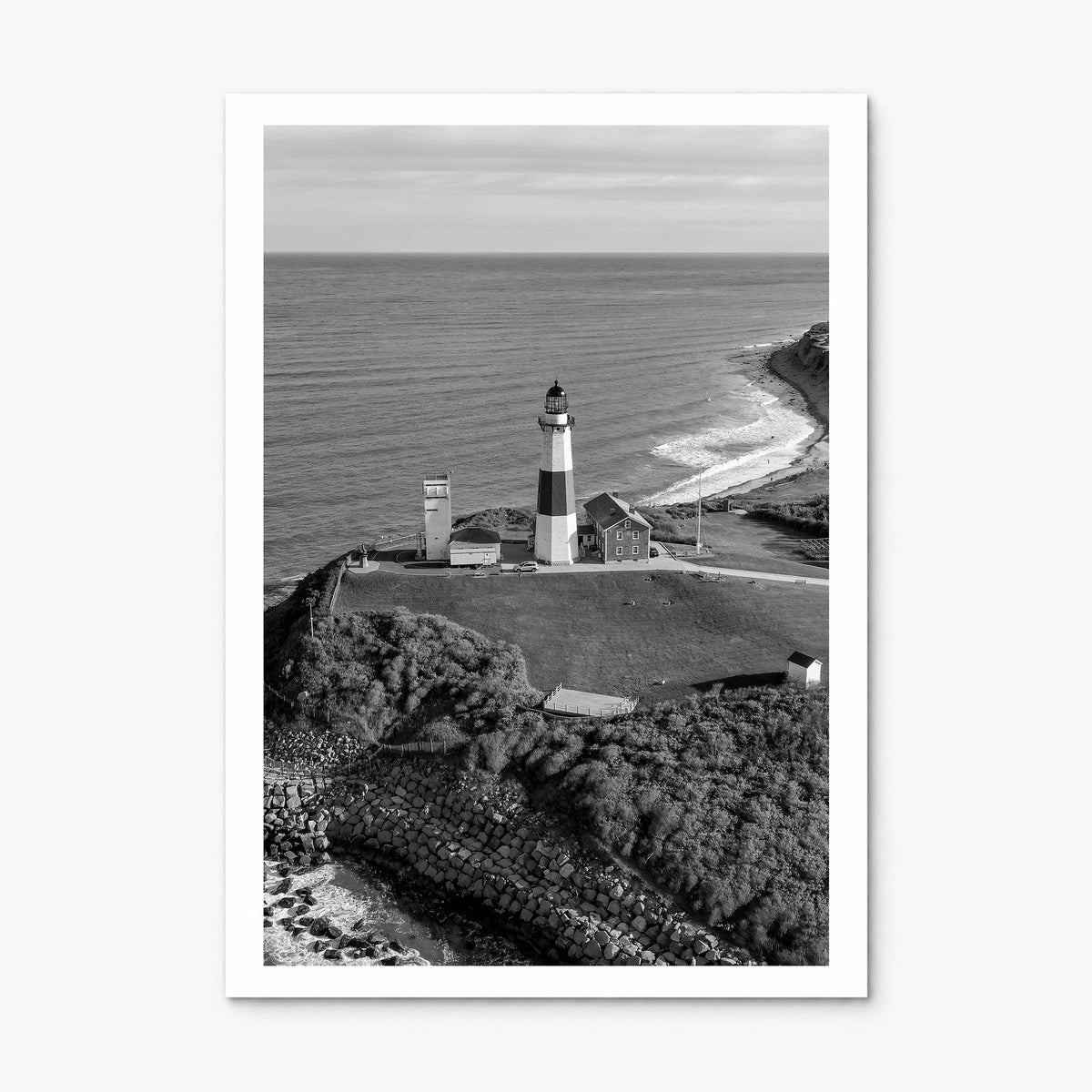 Long Island Photo Poster, print only (unframed), white border