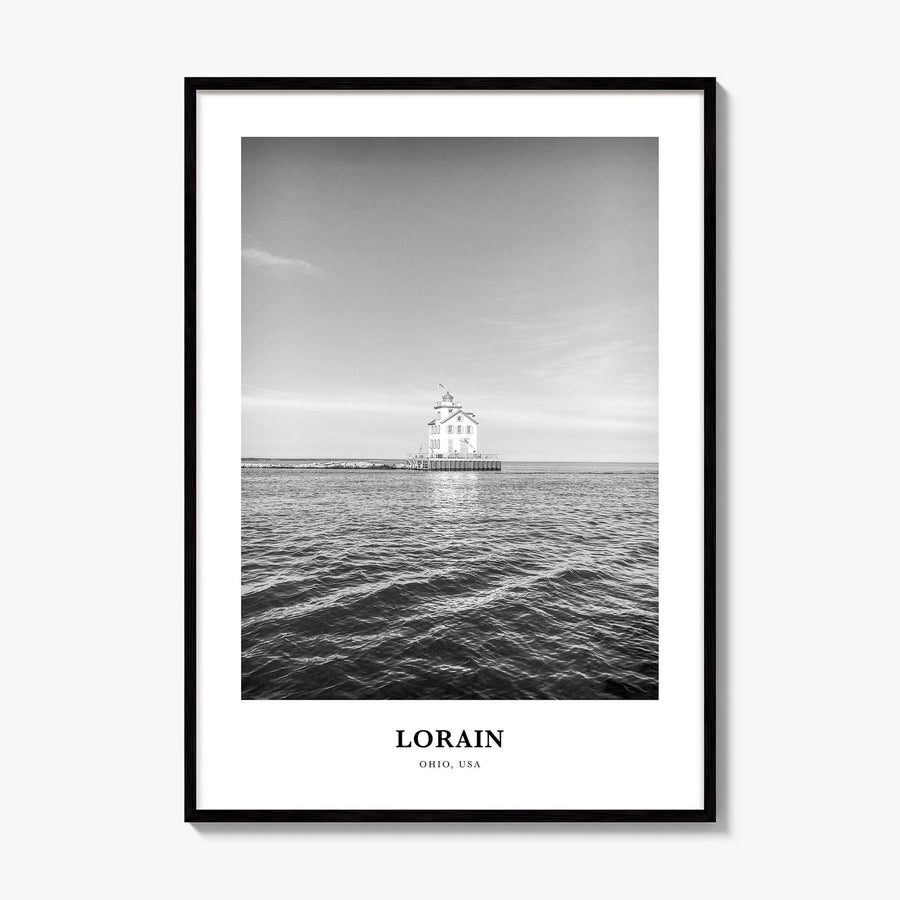 Lorain Classic Poster, framed poster mockup