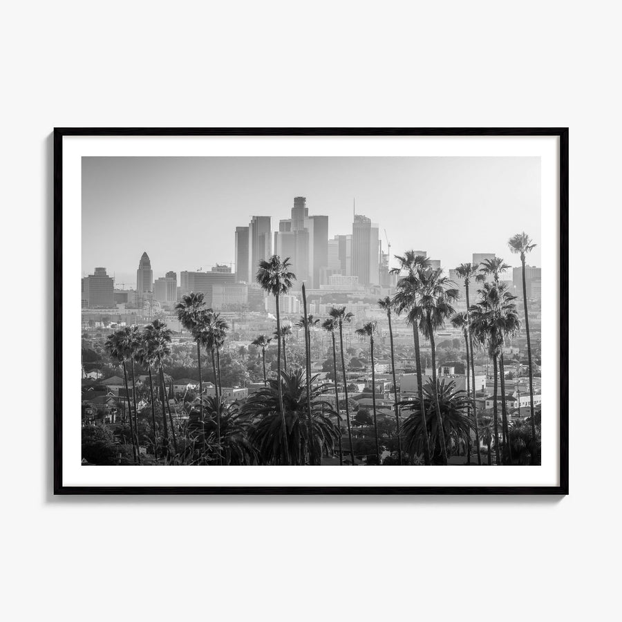 Los Angeles Photo Poster, framed poster mockup, white border