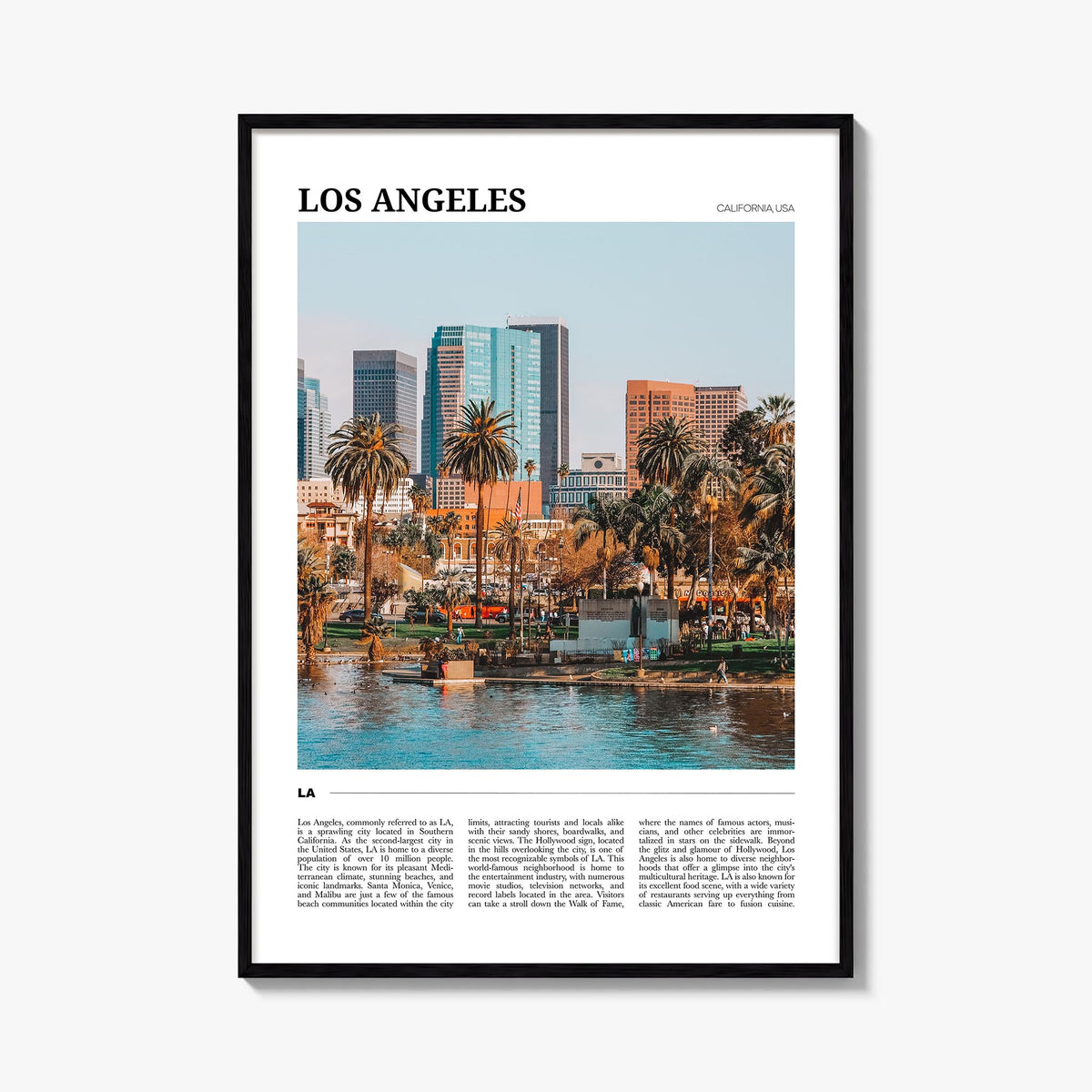 Los Angeles Travel No 1 Poster