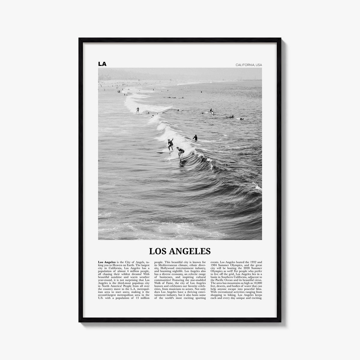 Los Angeles Newspaper No 3 Poster