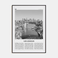 Los Angeles No 6 Poster None / 8x12 in Nbourhood Travel B&W Poster