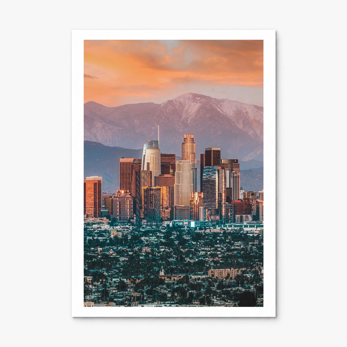 Los Angeles Photo No 1 Poster, print only (unframed), white border