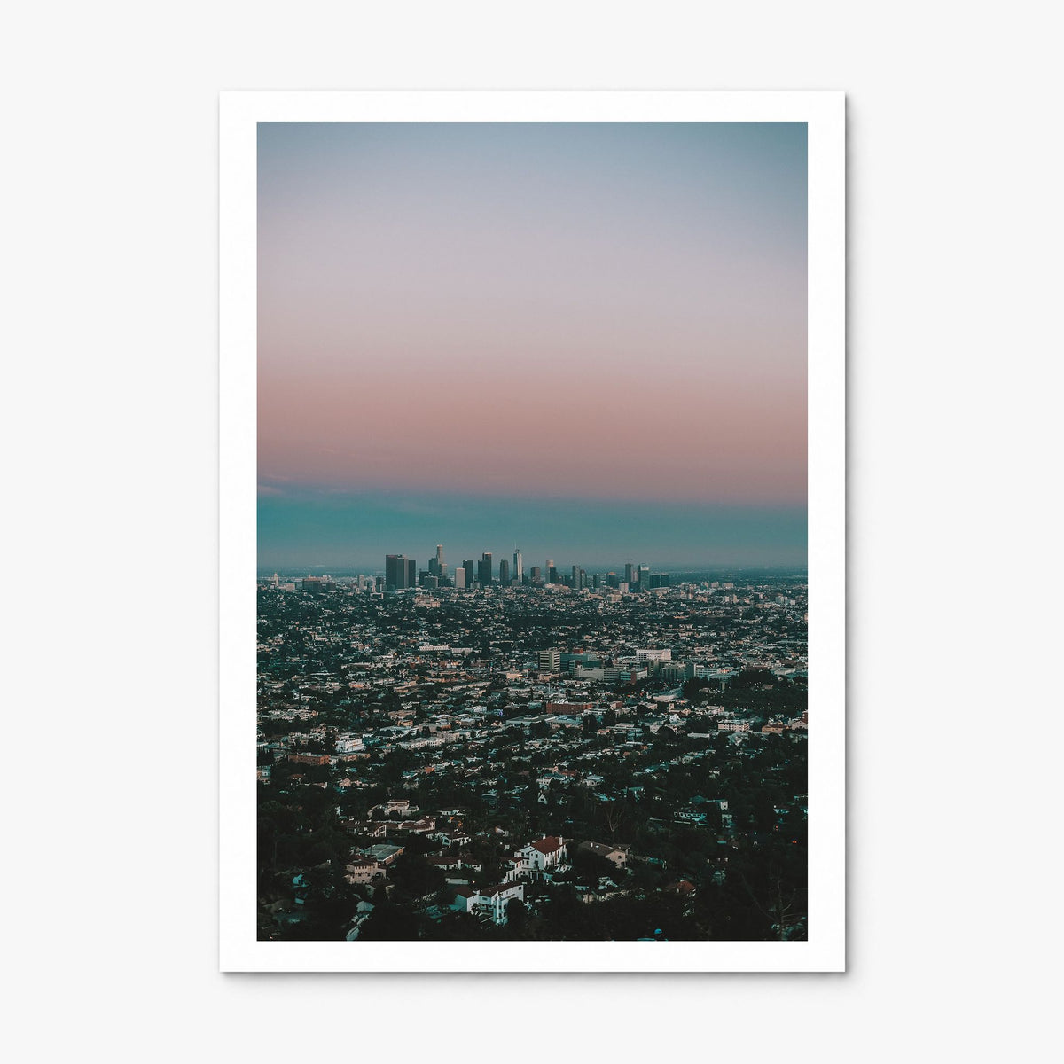 Los Angeles Photo No 4 Poster, print only (unframed), white border