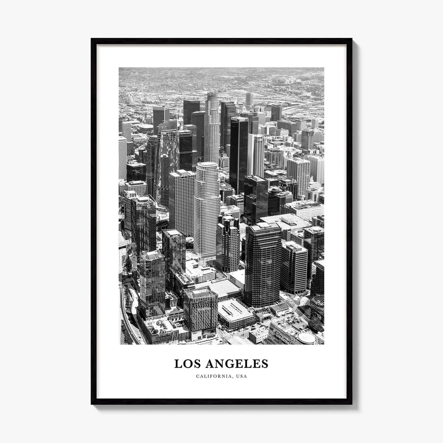 Los Angeles Classic No 1 Poster, framed poster mockup