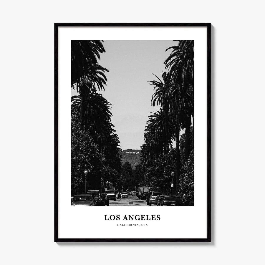 Los Angeles Classic No 2 Poster, framed poster mockup