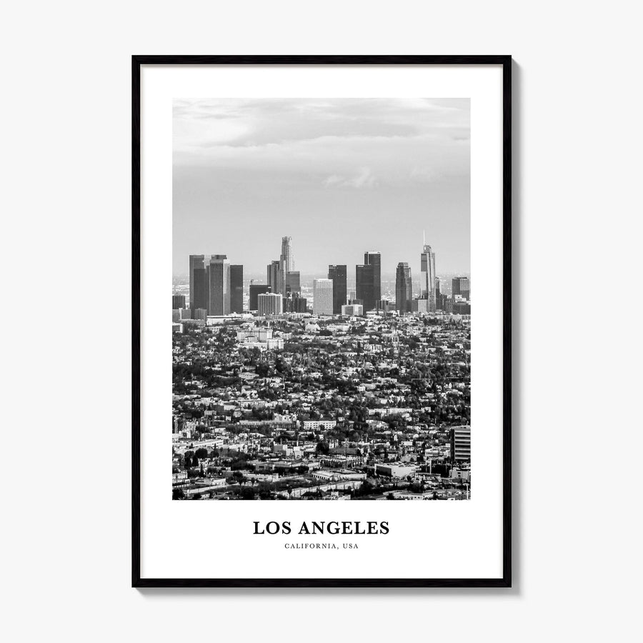 Los Angeles Classic No 3 Poster, framed poster mockup