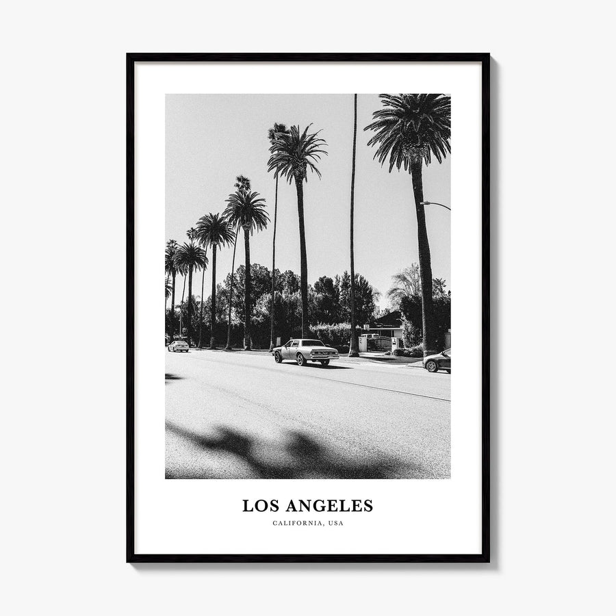Los Angeles Classic No 4 Poster, framed poster mockup