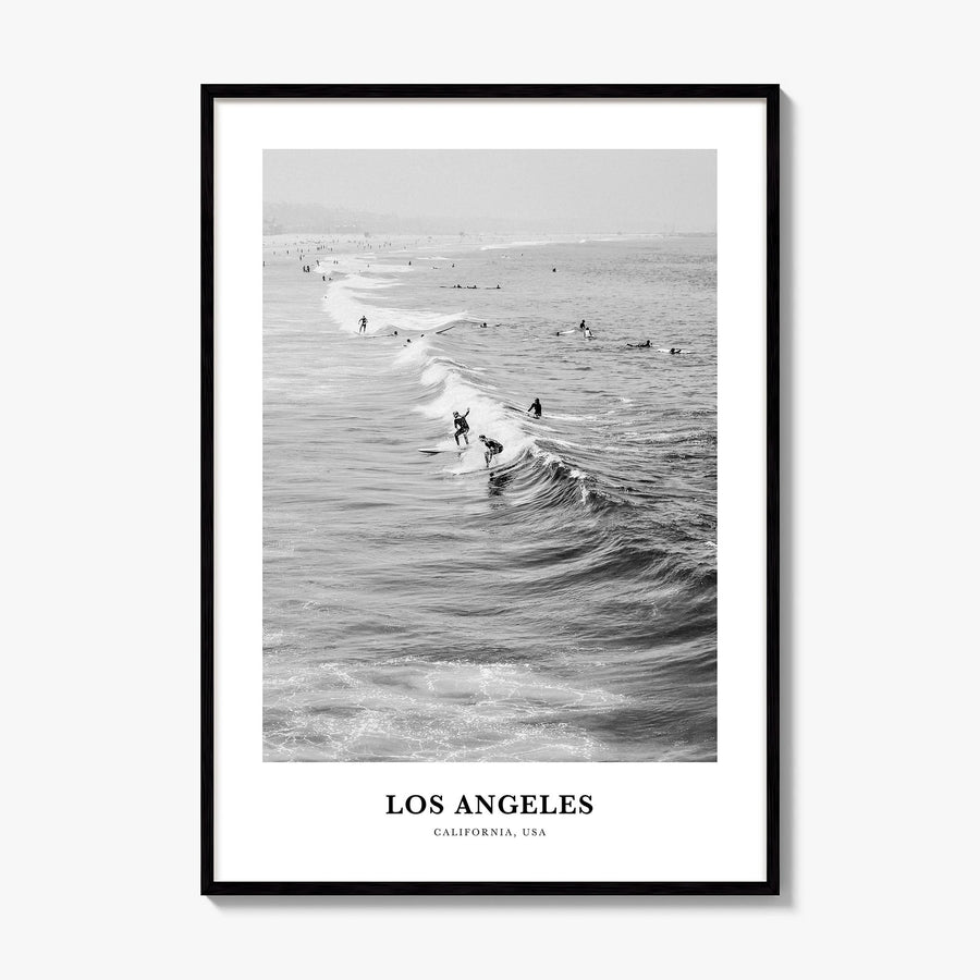 Los Angeles Classic No 5 Poster, framed poster mockup
