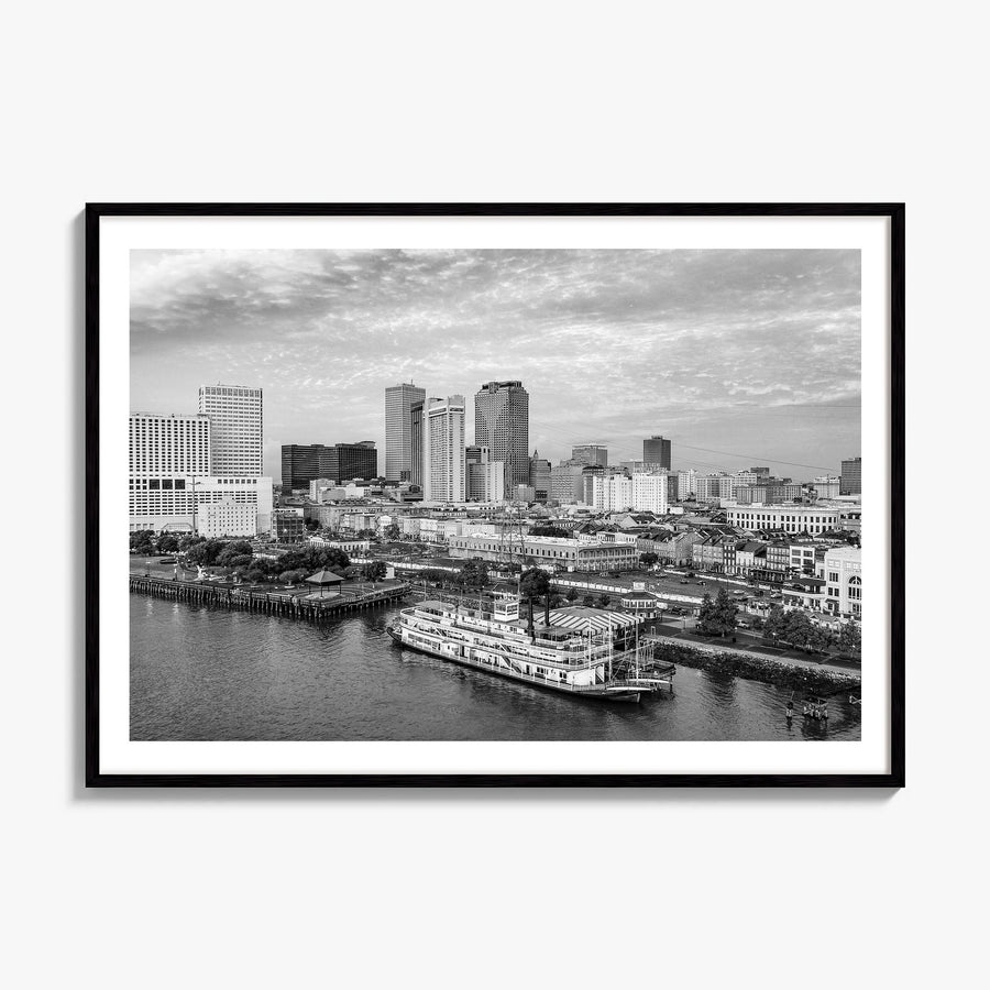 Louisiana Photo Poster, framed poster mockup, white border
