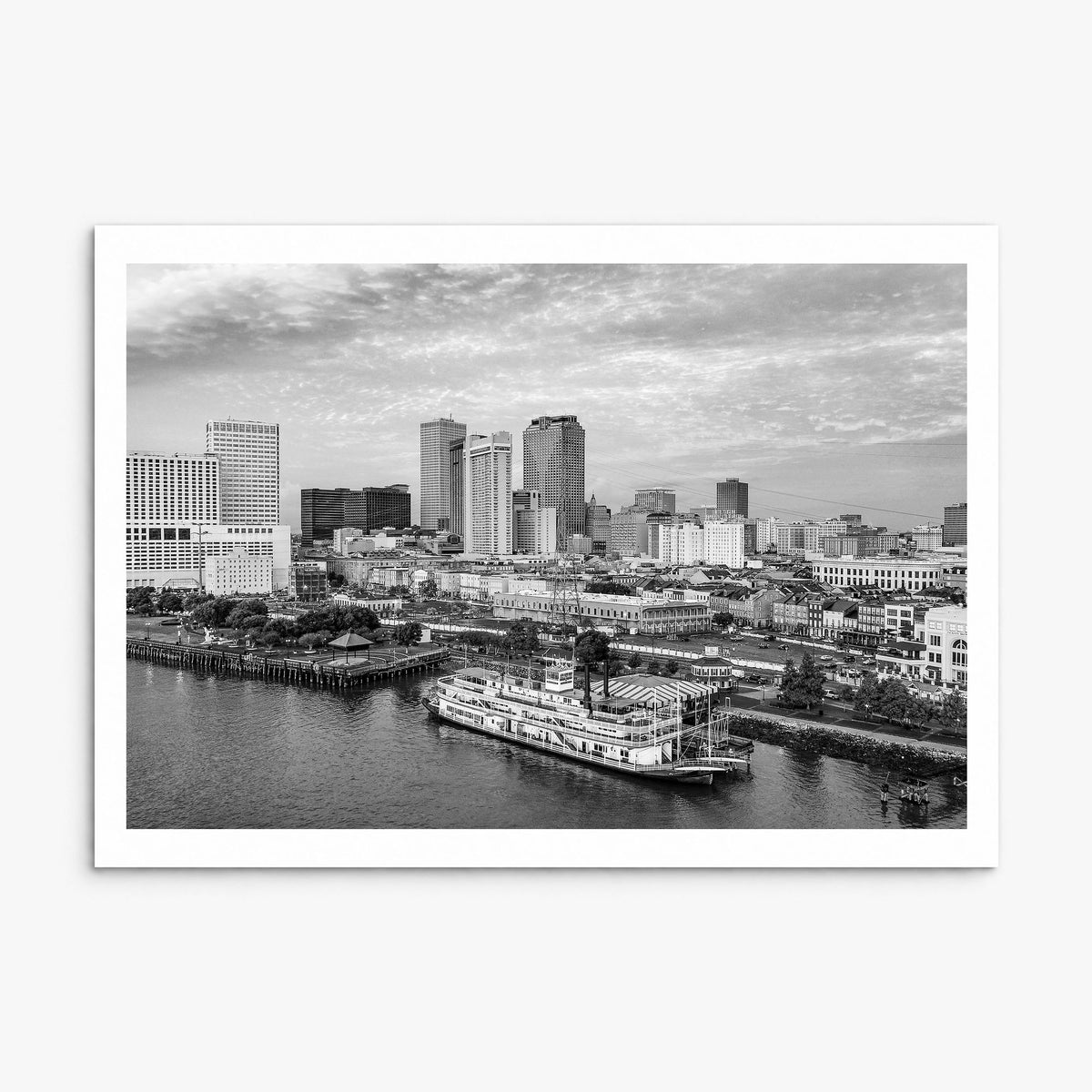 Louisiana Photo Poster, print only (unframed), white border