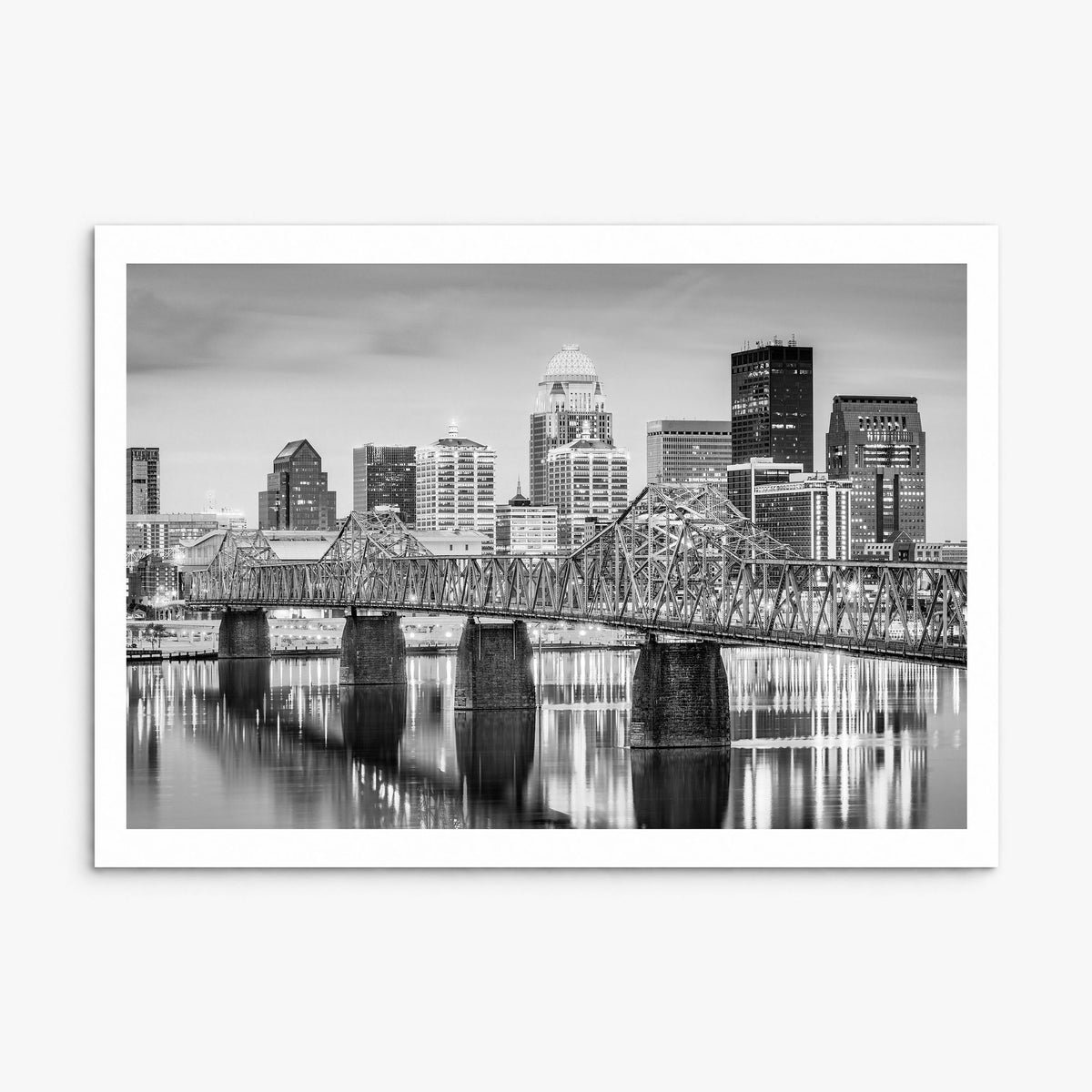 Louisville Photo Poster, print only (unframed), white border
