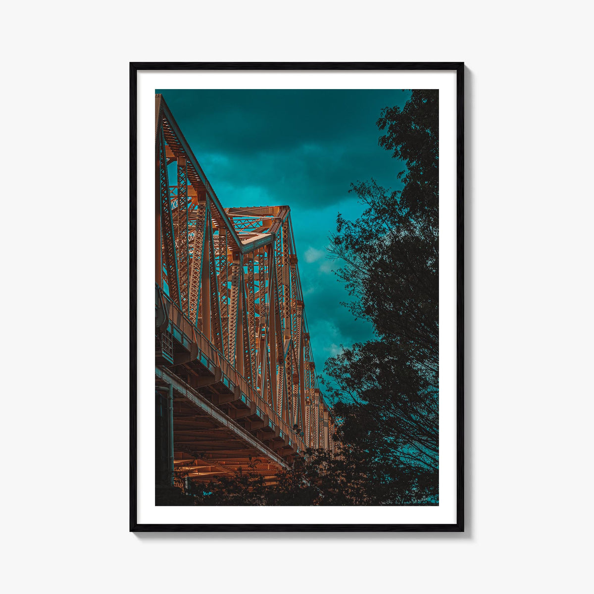 Louisville no. 3 colorful photo poster of Kentucky, USA – vertical wall art, unframed print shown in interior mockup