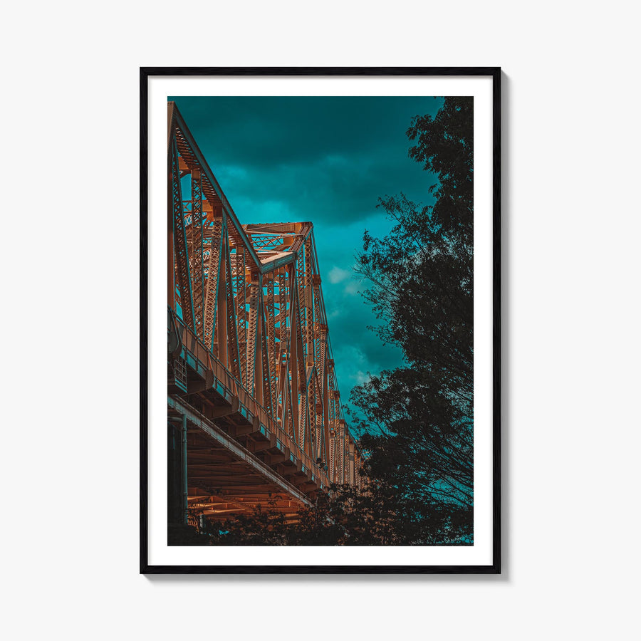 Louisville no. 3 colorful photo poster of Kentucky, USA – vertical wall art, unframed print shown in interior mockup