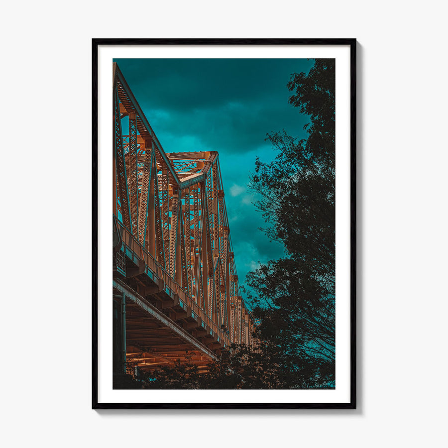 Louisville Photo No 3 Poster, framed poster mockup, white border
