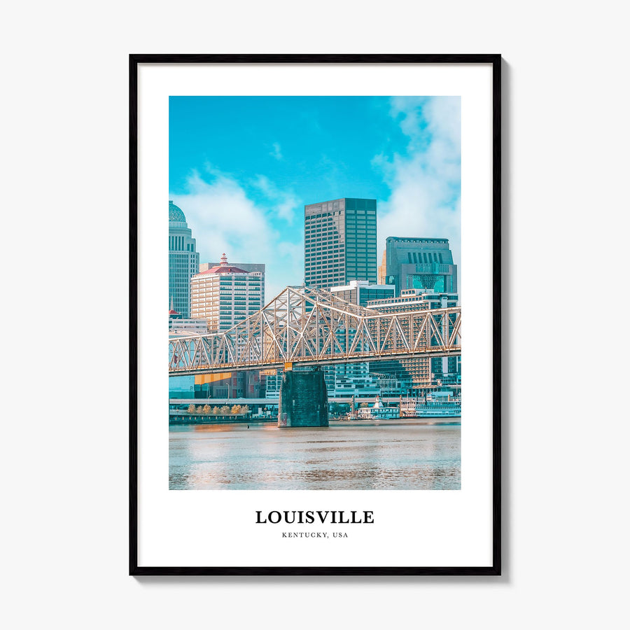Louisville Classic Poster, framed poster mockup