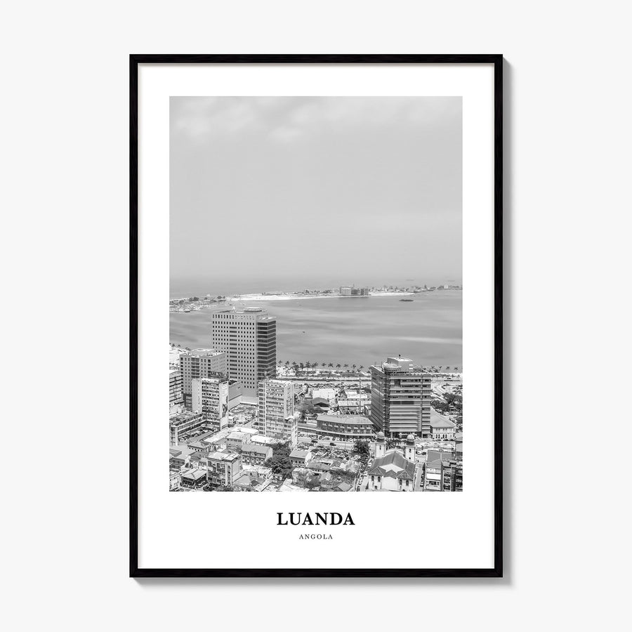 Luanda Classic Poster, framed poster mockup
