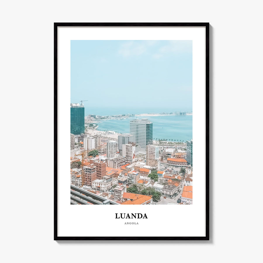 Luanda Classic Poster, framed poster mockup