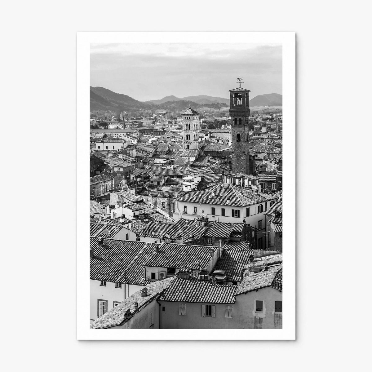 Lucca Photo Poster, print only (unframed), white border