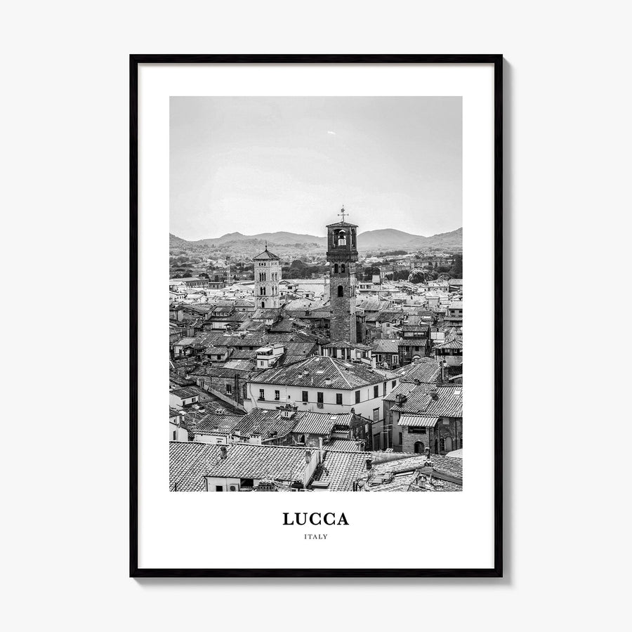 Lucca Classic Poster, framed poster mockup