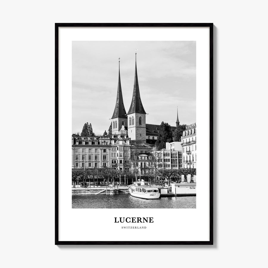 Lucerne Classic Poster, framed poster mockup