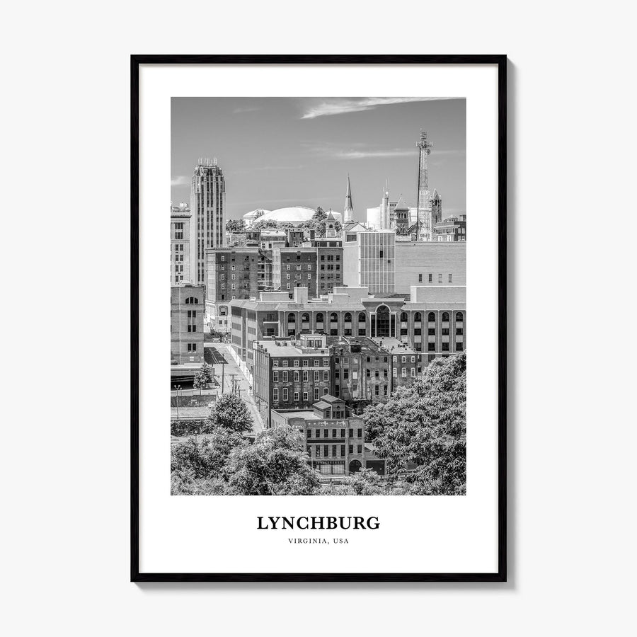 Lynchburg Classic Poster, framed poster mockup