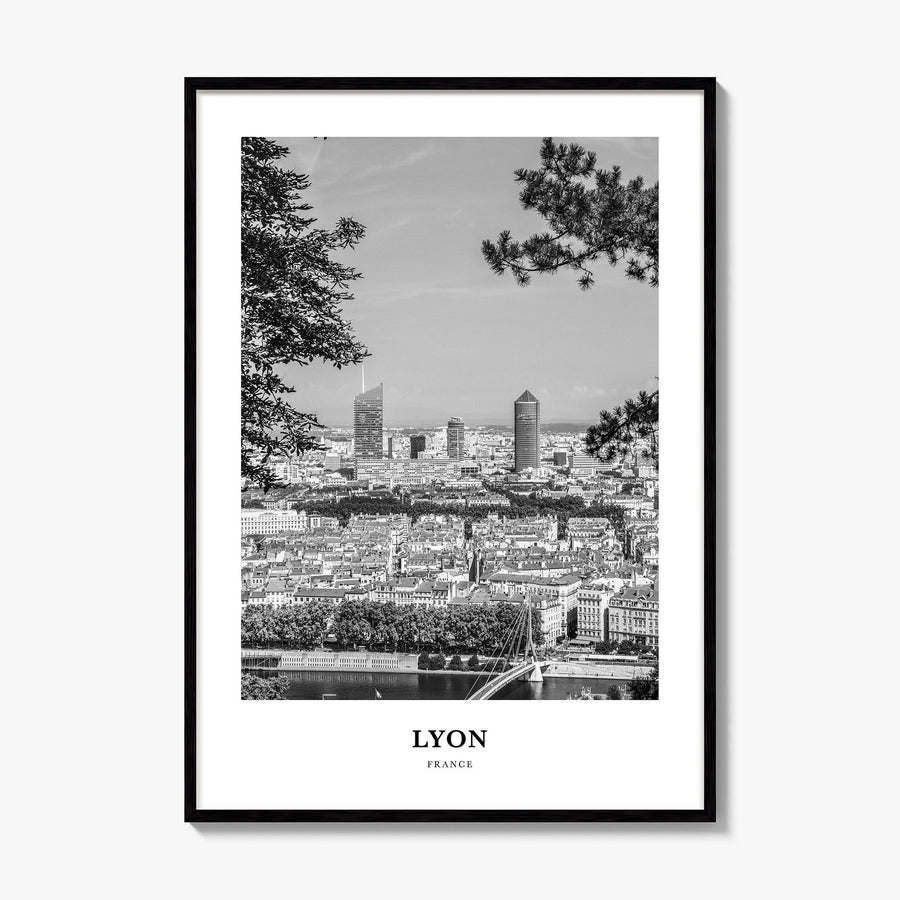 Lyon Classic No 1 Poster, framed poster mockup
