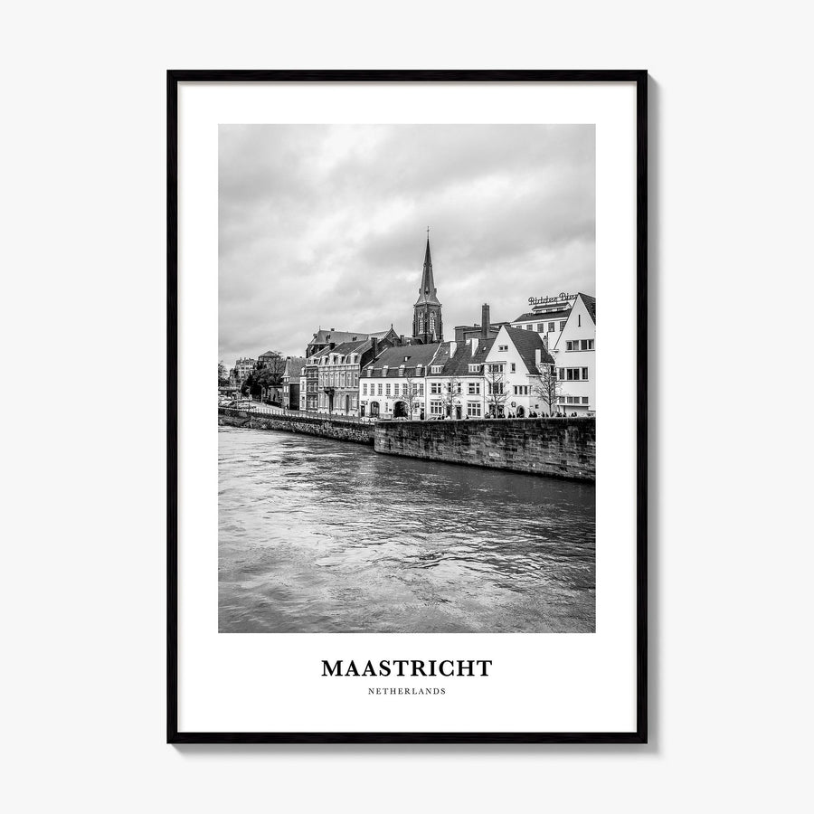 Maastricht Classic Poster, framed poster mockup