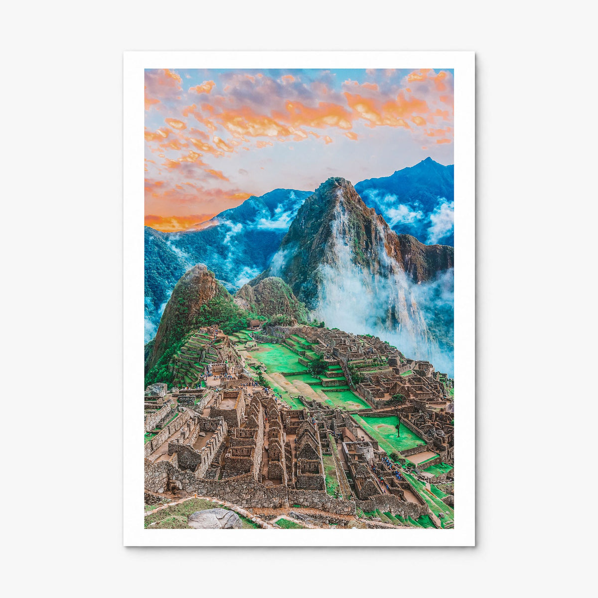 Machu Picchu Photo No 1 Poster, print only (unframed), white border