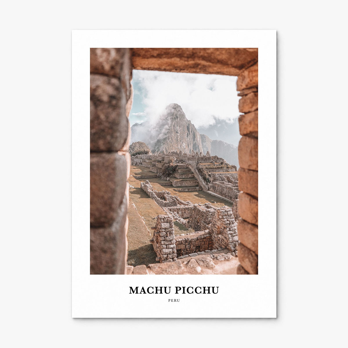 Machu Picchu Classic Poster, print only (unframed)