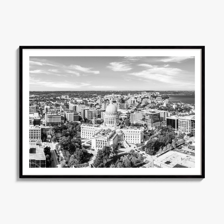Madison Photo Poster, framed poster mockup, white border