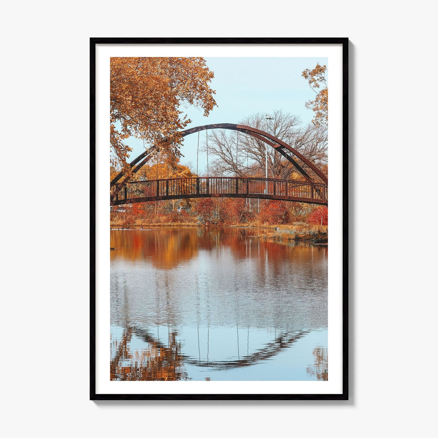 Madison Photo No 2 Poster, framed poster mockup, white border