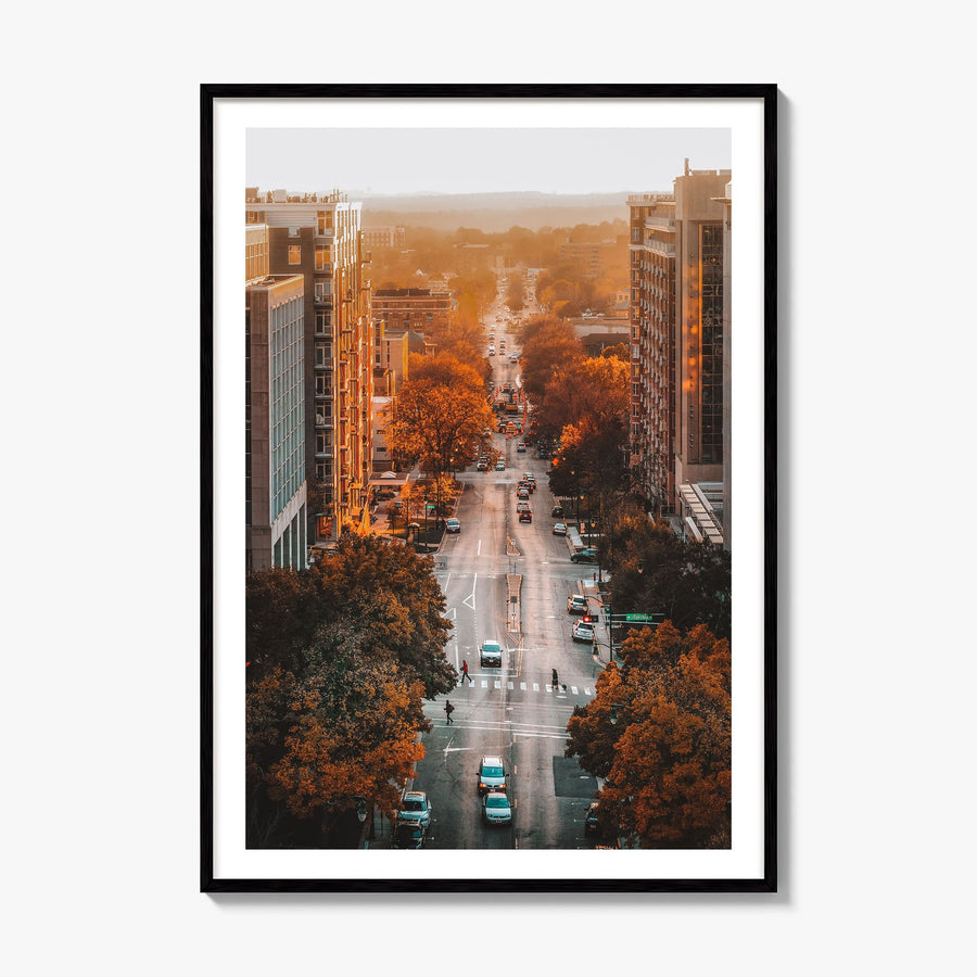 Madison Photo No 3 Poster, framed poster mockup, white border