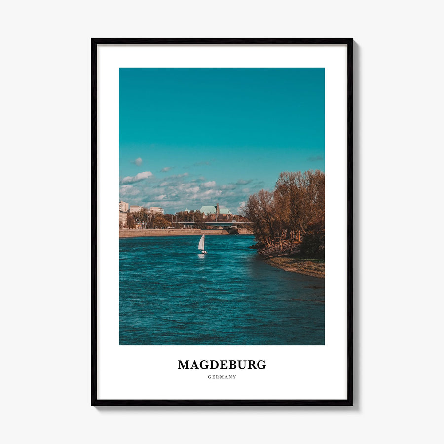 Magdeburg Classic No 1 Poster, framed poster mockup