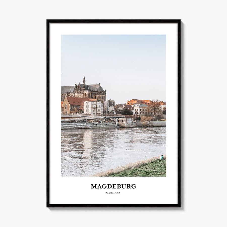 Magdeburg Classic No 2 Poster, framed poster mockup