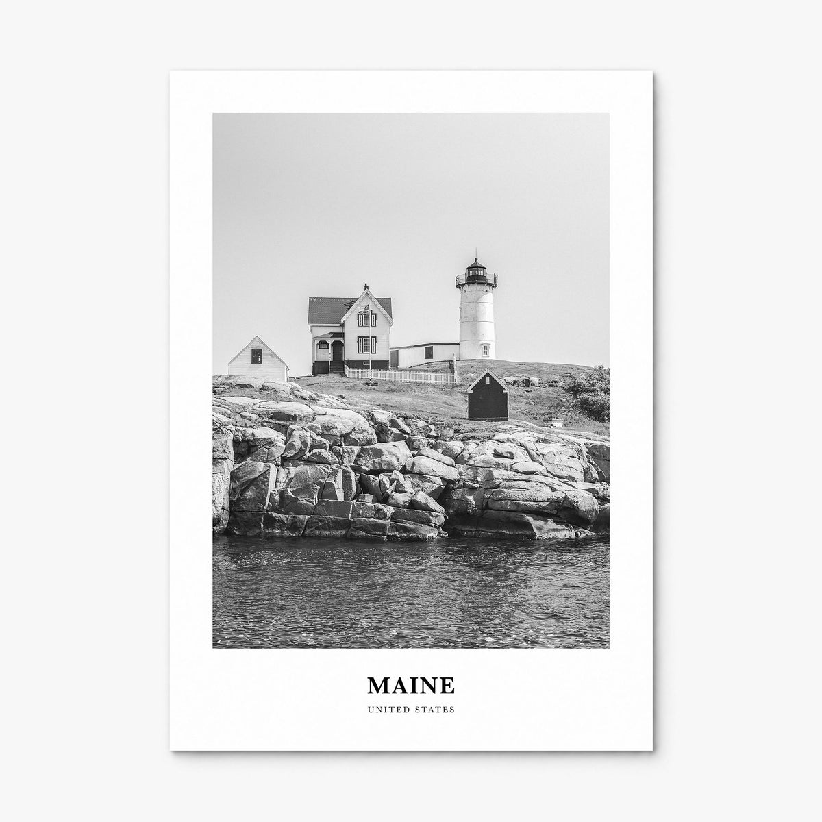 Maine Classic Poster, print only (unframed)