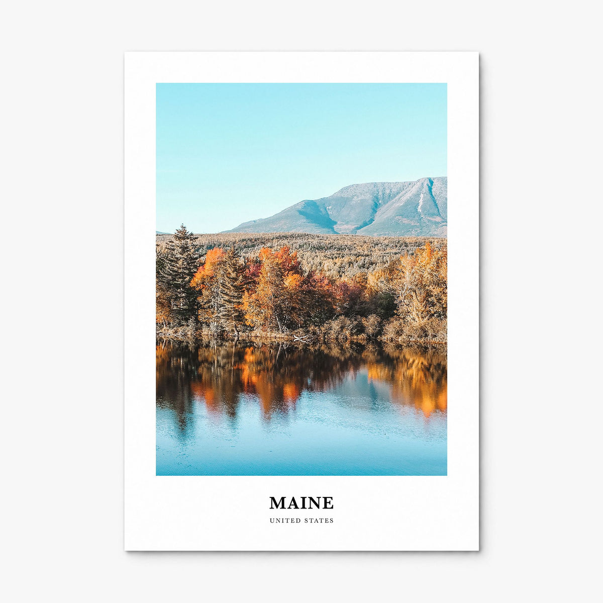 Maine Classic No 2 Poster, print only (unframed)
