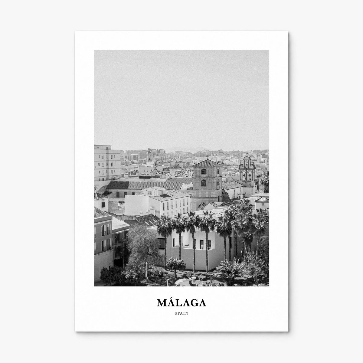Málaga Classic No 3 Poster, print only (unframed)