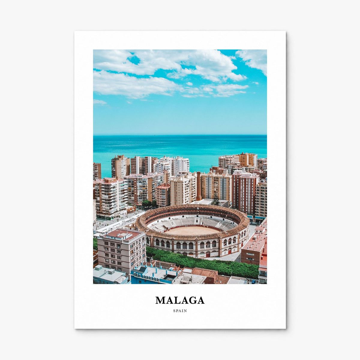 Málaga Classic Poster, print only (unframed)