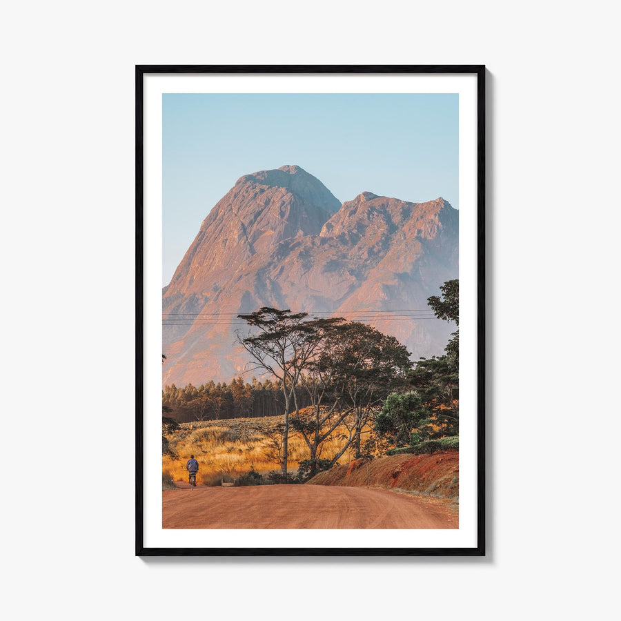 Malawi colorful photo poster of Africa – vertical wall art, unframed print shown in interior mockup
