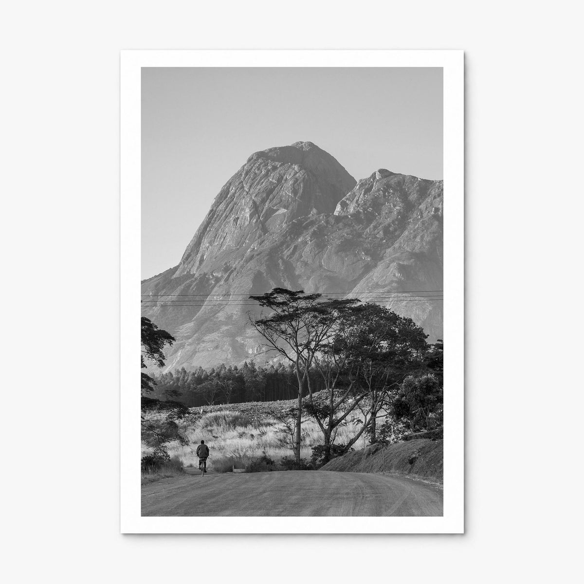 Malawi Photo Poster, print only (unframed), white border