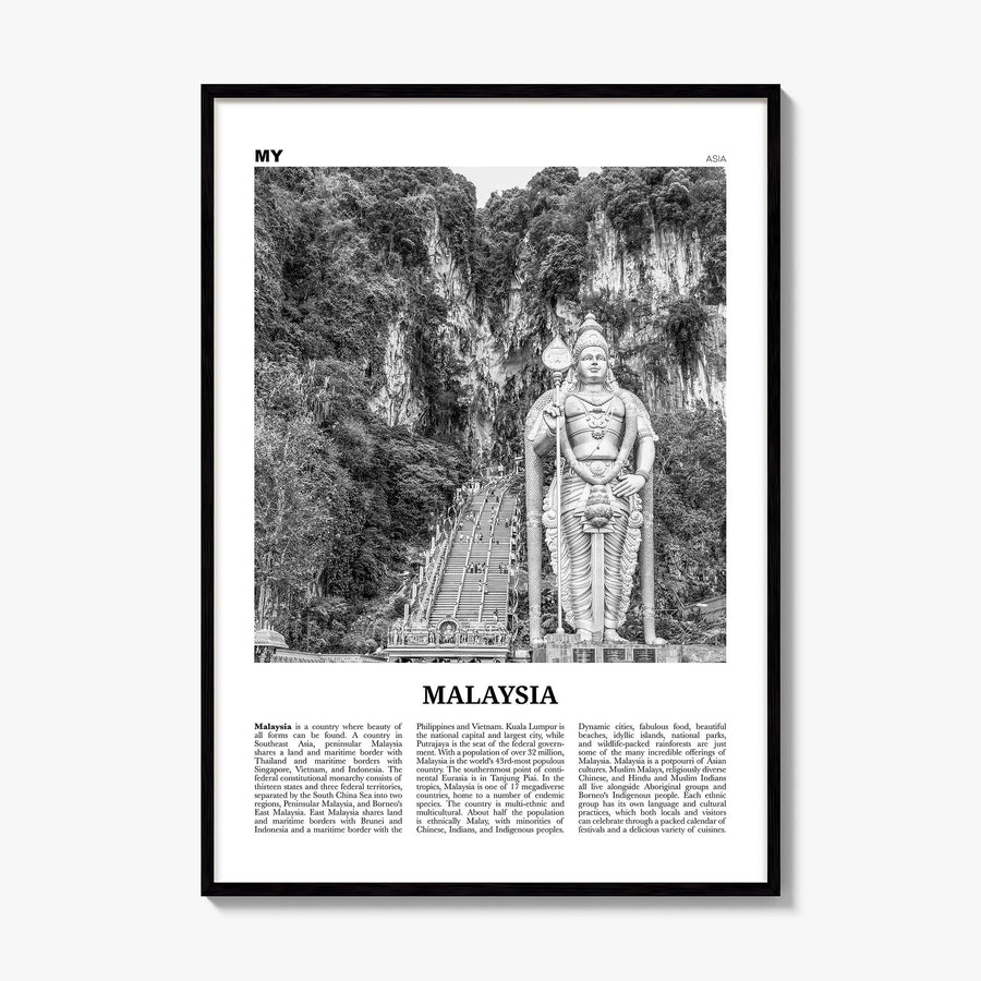 Malaysia Newspaper Poster, framed poster mockup