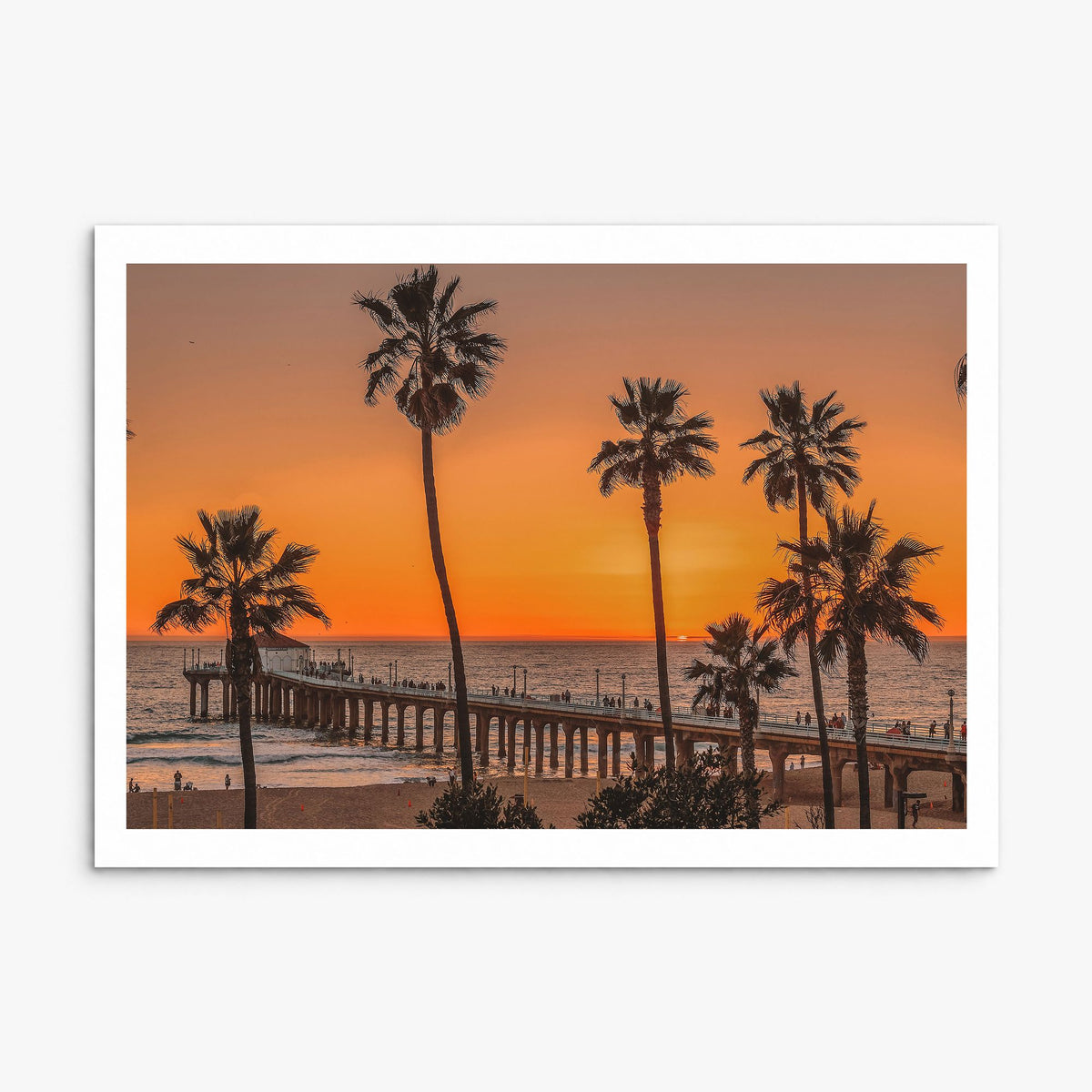 Malibu Photo Poster, print only (unframed), white border