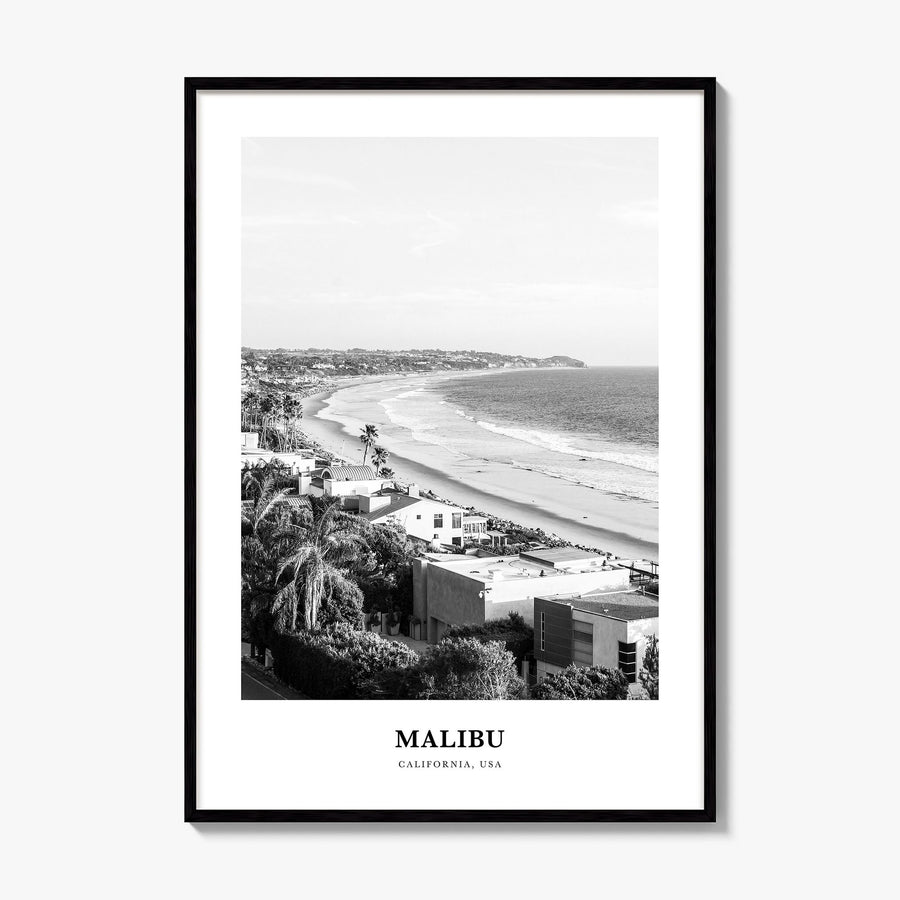 Malibu Classic No 2 Poster, framed poster mockup