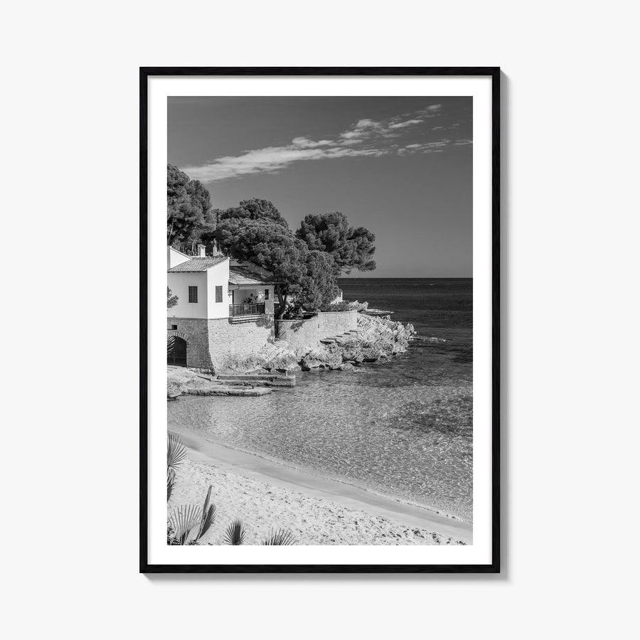 Mallorca no. 2 colorful photo poster of Spain – vertical wall art, unframed print shown in interior mockup